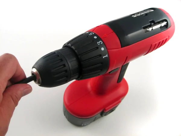 Immagini Cordless Trapano Portatile — Foto Stock