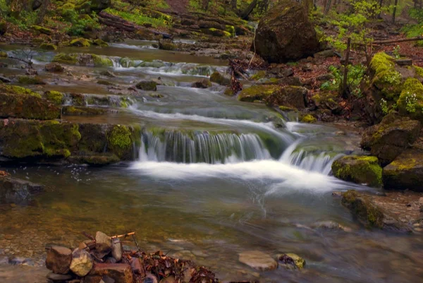 Increíble Paisaje Cascada Fondo Natural — Foto de Stock