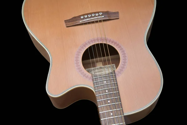 Guitarra Corda Aço Acústico — Fotografia de Stock