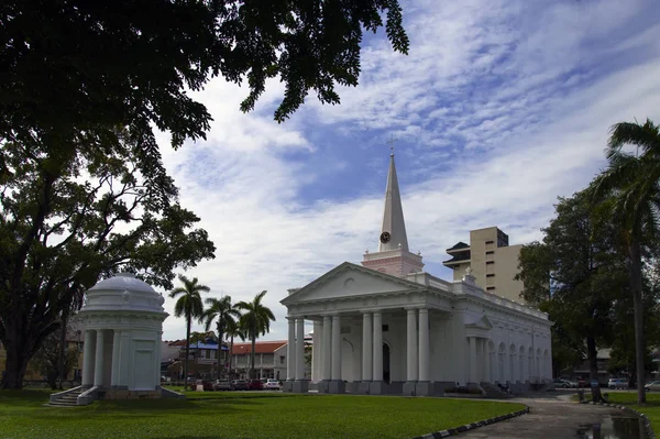 George Church Lebuh Farquhar George Town Byggd 1816 — Stockfoto