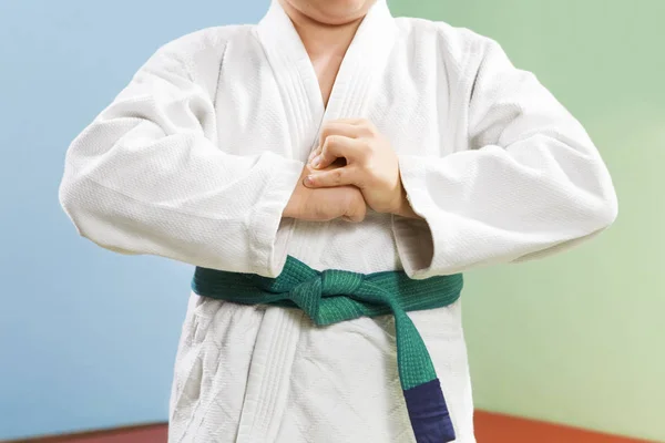 Joven Preparándose Para Realizar Judo — Foto de Stock