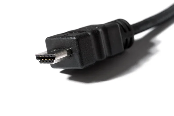 Разъем Hdmi Используемый Подключения Оборудования Домашнего Кинотеатра Высокой Четкости — стоковое фото