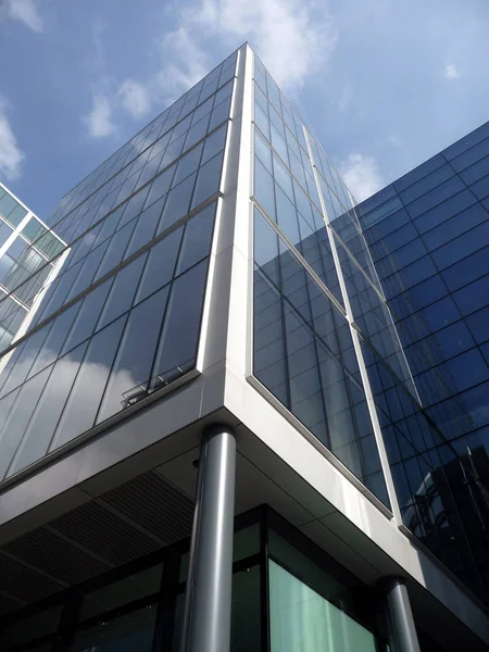 Una Vista Moderno Edificio Cristal Centro Londres — Foto de Stock