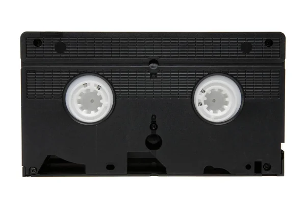 Siyah Vhs Video Kaset Beyaz — Stok fotoğraf