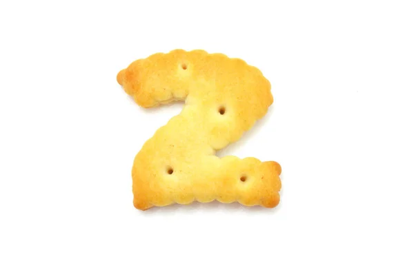 Yellow Cookies Form Figures White Background — Stock Photo, Image