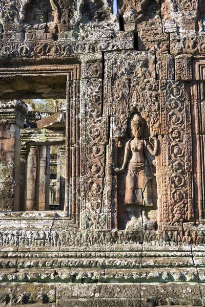 Imagem Património Mundial Unesco Templo Banteay Kdei Localizado Siem Reap — Fotografia de Stock