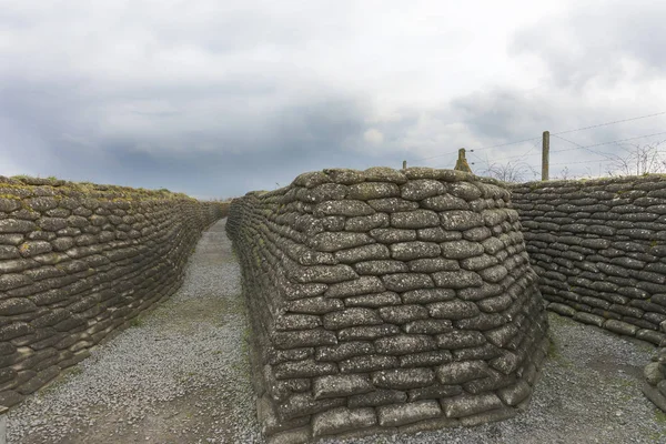 Word War Trenches Flanders Diksmuide Called Dodengang Dutch Boyau Mort — 스톡 사진