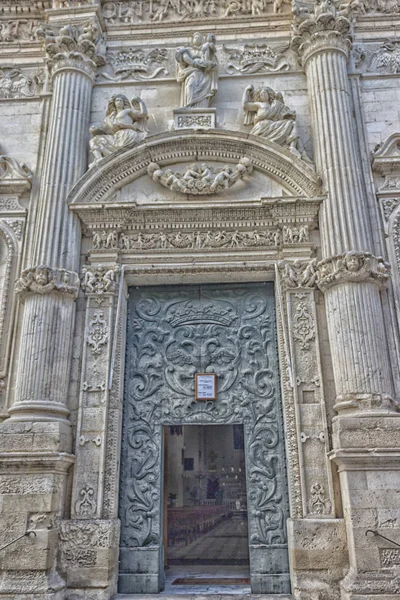 Церква Святої Марії Константинополь Святого Ангела Старе Місто Лечче Південній — стокове фото