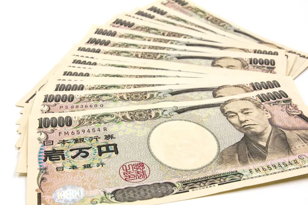 Dieci Migliaia Yen Giapponesi — Foto Stock