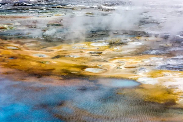 Norris Geyser Basin Parque Nacional Yellowstone Eua — Fotografia de Stock