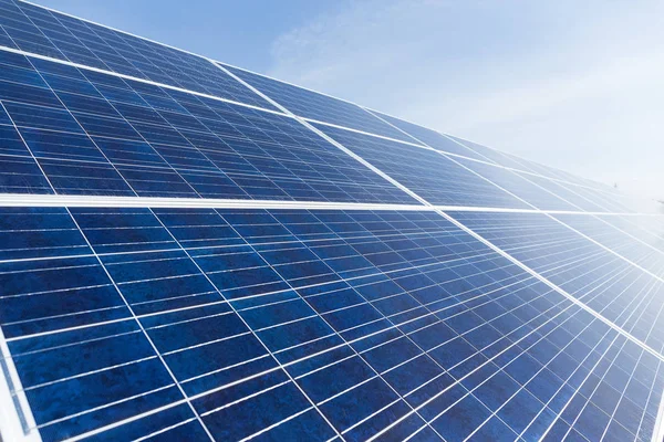 Solar Energy Panel Blue Sky — Stock Photo, Image