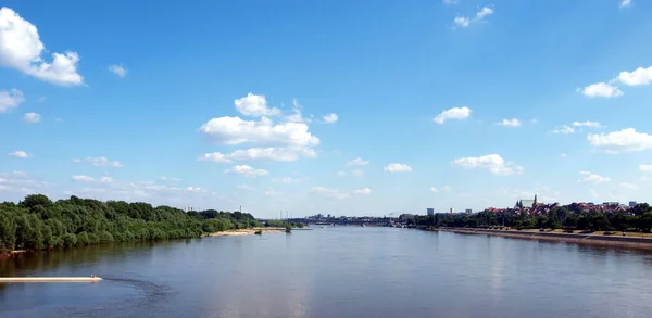 Río Vístula Varsovia Durante Día — Foto de Stock
