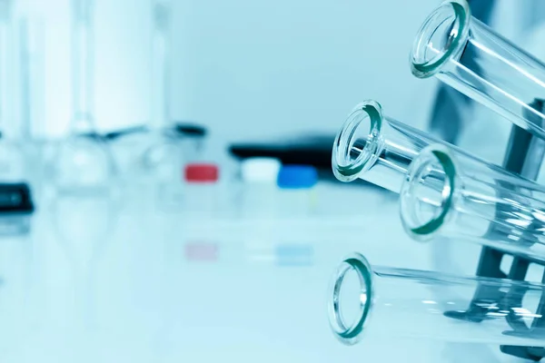 Test Tubes Closeup Medical Glassware — Stock Photo, Image