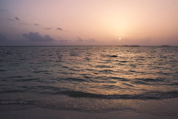 Lever Soleil Sur Une Plage Des Caraïbes République Dominicaine — Photo