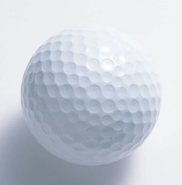 Golflabda Elszigetelt Fehér Árnyék — Stock Fotó