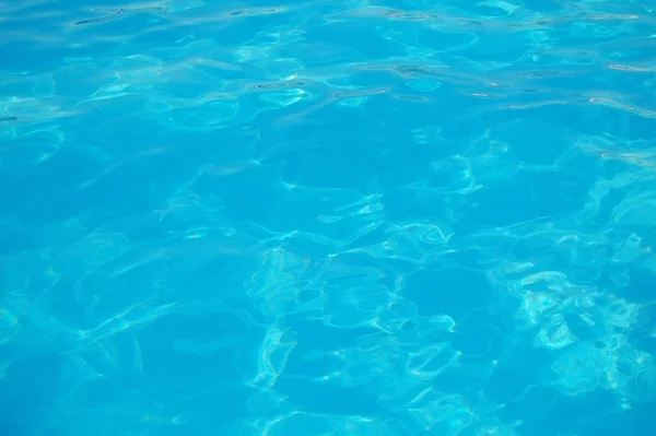 Vackra Blå Veckade Havsvatten Yta Med Sol Reflektioner — Stockfoto