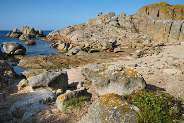 Schöne Landschaft Von Galicien Küste Der Nähe Von Grove Spanien — Stockfoto