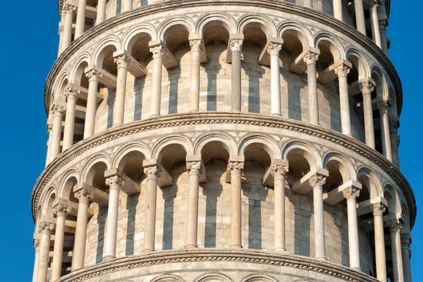 Pizza Tower Részletei Olaszországban — Stock Fotó