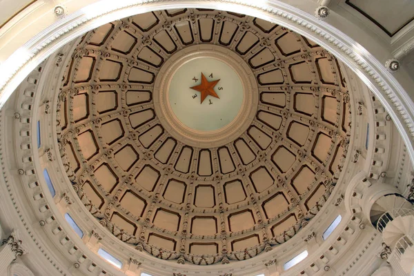 Fotografie Curată Clădirii Capitoliului Stat Texas Din Centrul Orașului Austin — Fotografie, imagine de stoc