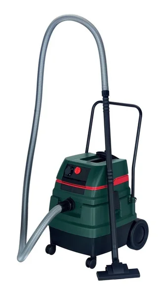 Green Vacuum Cleaner White Background — Stock Photo, Image