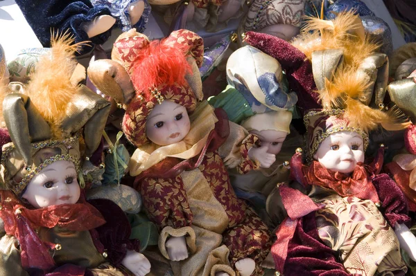 Piccole Maschere Magico Carnevale Venezia — Foto Stock