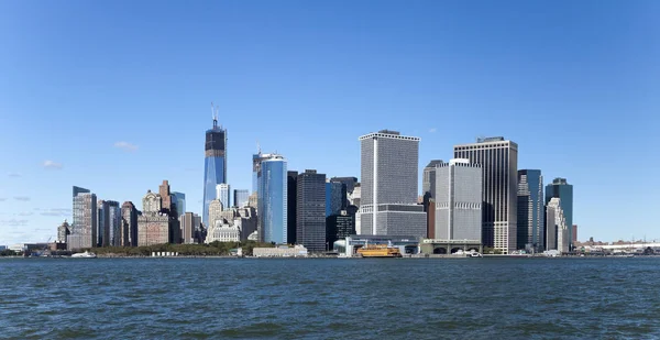 Horizonte Cidade Nova York Tarde Torre Freedom — Fotografia de Stock