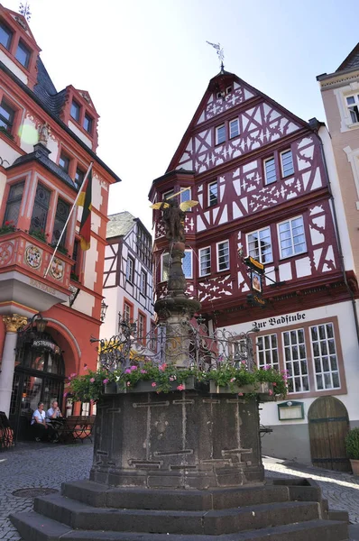 Bernkastel Kues Well Known Winegrowing Centre Middle Moselle Rhineland Palatinate — Stock Photo, Image