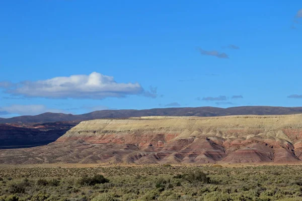 Hermosas Tierras Baldías Valle Del Chubut Por Ruta Chubut Argentina — Foto de Stock