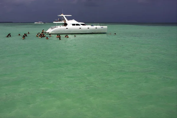 Velero Yate Agua Verano República Dominicana — Foto de Stock