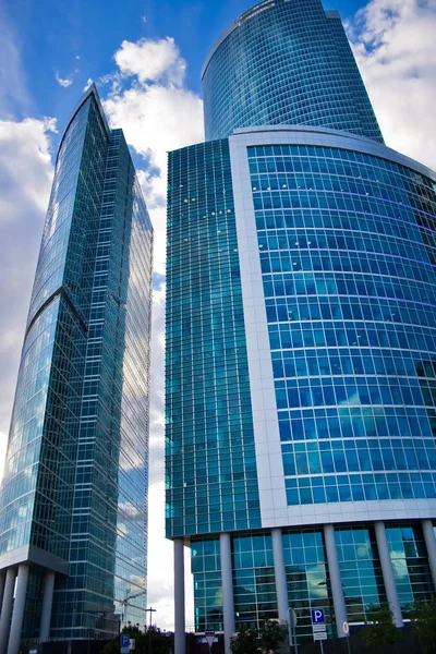 Rascacielos Centro Internacional Negocios Moscú Rusia — Foto de Stock