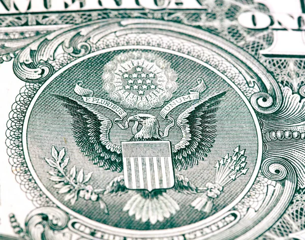 Águia Com Uma Nota Dólar Símbolo Independência Americana — Fotografia de Stock
