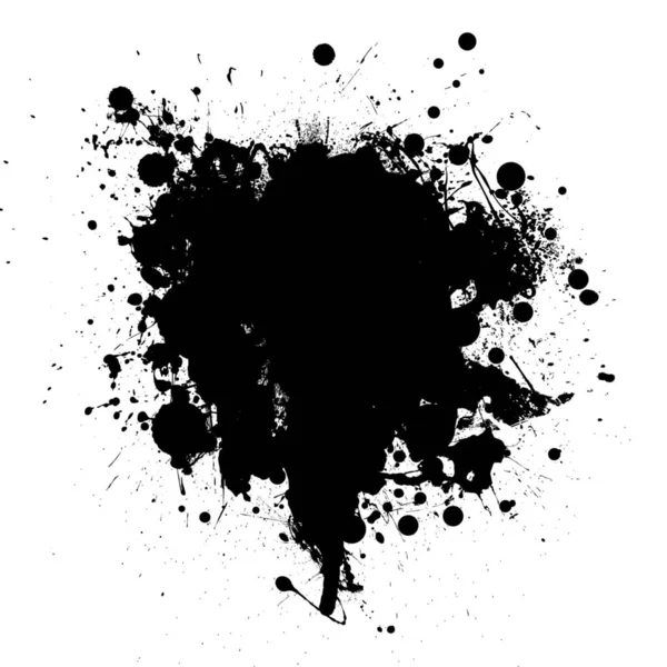 Soyut Siyah Mürekkep Grunge Uyarısı Metniniz Için Oda — Stok fotoğraf