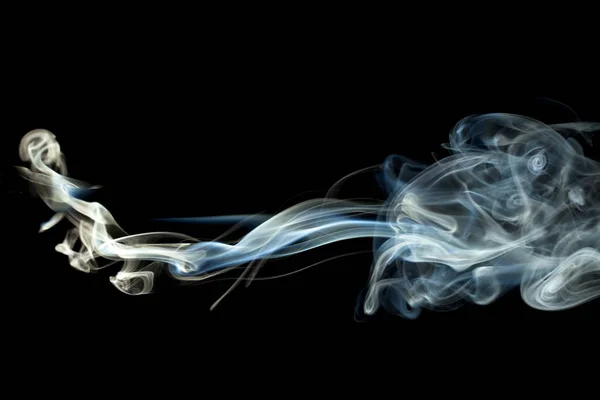 Smoke Black Background — Stock Photo, Image