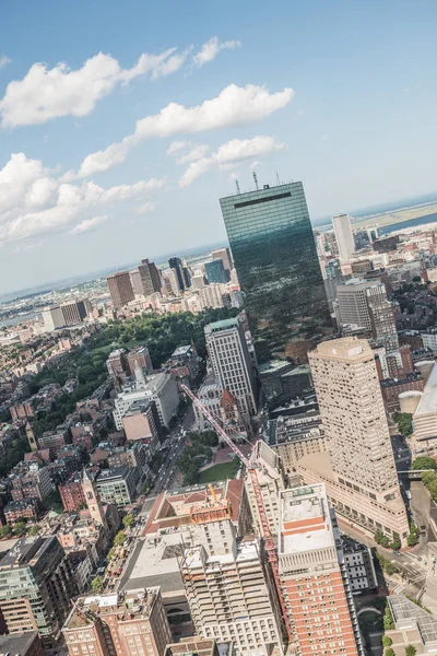 Vista Del Paisaje Urbano Del Centro Boston Sus Alrededores —  Fotos de Stock