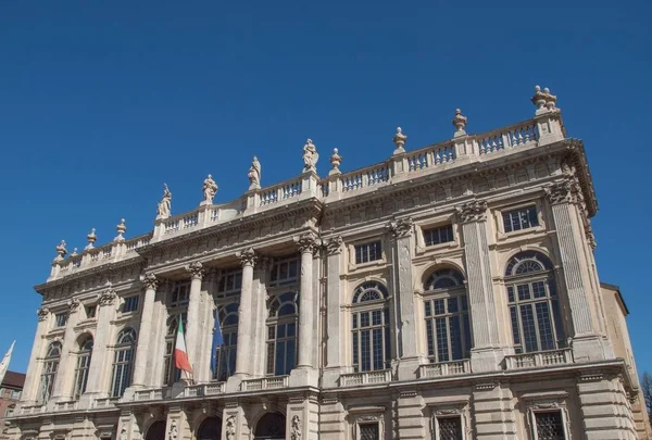 Palazzo Madama Koninklijk Paleis Piazza Castello Turijn Italië — Stockfoto