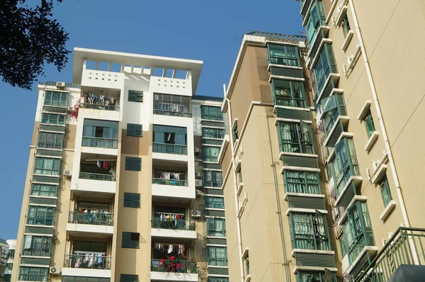 Edificios Residenciales Urbanos Shenzhen China — Foto de Stock