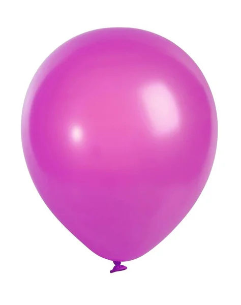 Studio Shot Pink Balloon Isolated White Background Xxl File Shot — Stock Photo, Image