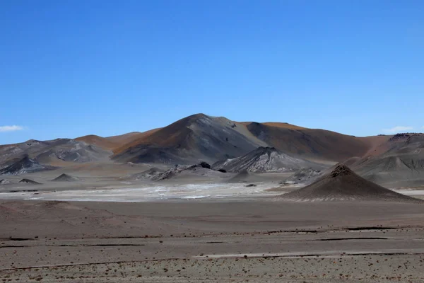 Güzel Manzara Dağlar Atacama Çölü Paso Sico Şili Oteller — Stok fotoğraf