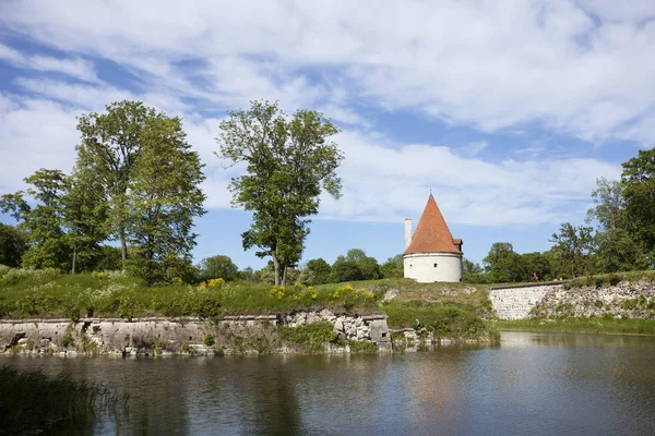 Castillo Kuressaare Isla Saaremaa Oeste Estonia — Foto de Stock