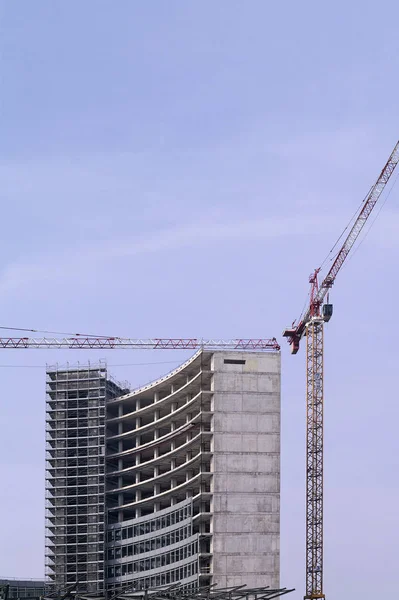 Edifício Alto Construção — Fotografia de Stock