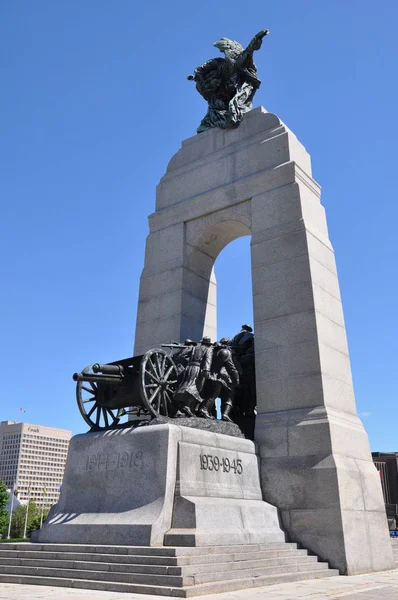 Monumento Nacional Guerra Ottawa Canadá —  Fotos de Stock