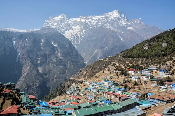 Trekking Hogy Everest Basecamp Kathmandu Pokhara — Stock Fotó