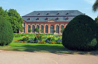 Orangerie and Orangerie garden in Darmstadt (Hesse, Germany) clipart