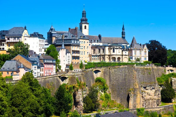 Parte Antigua Ciudad Luxemburgo — Foto de Stock