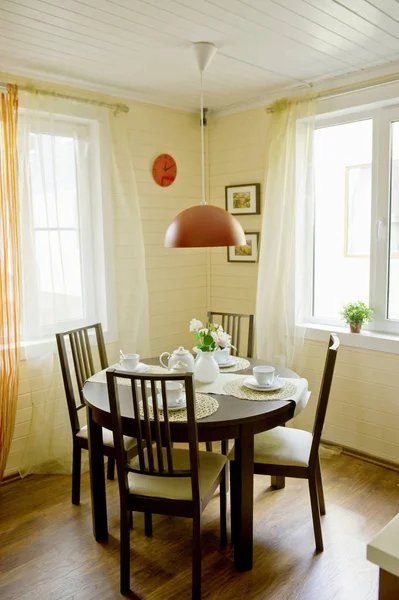 Privat House Interior Traditional Scandinavian Interior — Stock Photo, Image