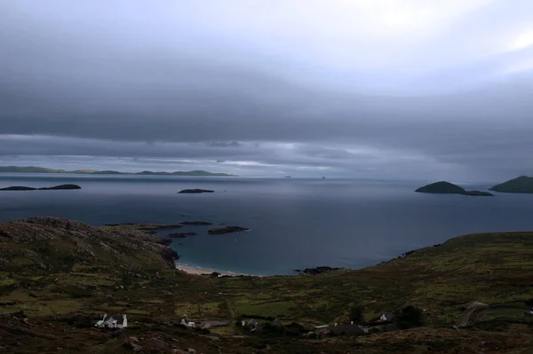 Vista Panorámica Irlanda Del Kerry Costa Las Islas Escoria —  Fotos de Stock