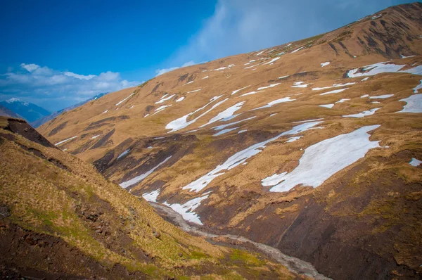 Vista Panorámica Las Montañas Del Cáucaso Georgia — Foto de Stock