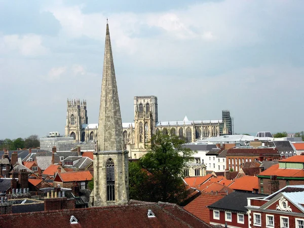 York Ist Eine Berühmte Stadt Norden Englands Mit Einer Wunderschönen — Stockfoto