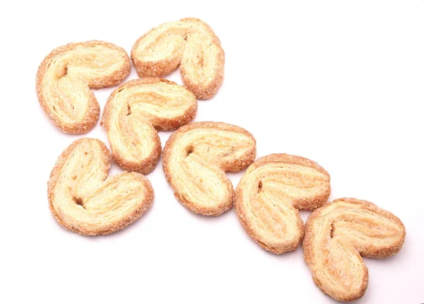 Koekjes Vorm Van Het Hart — Stockfoto