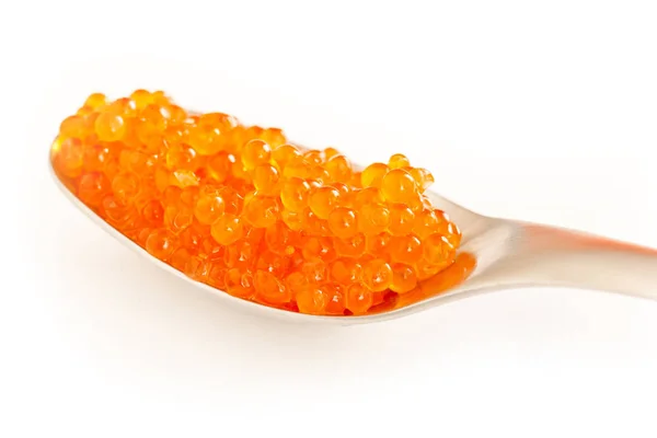 Salmon Roe Close White Background — Stock Photo, Image